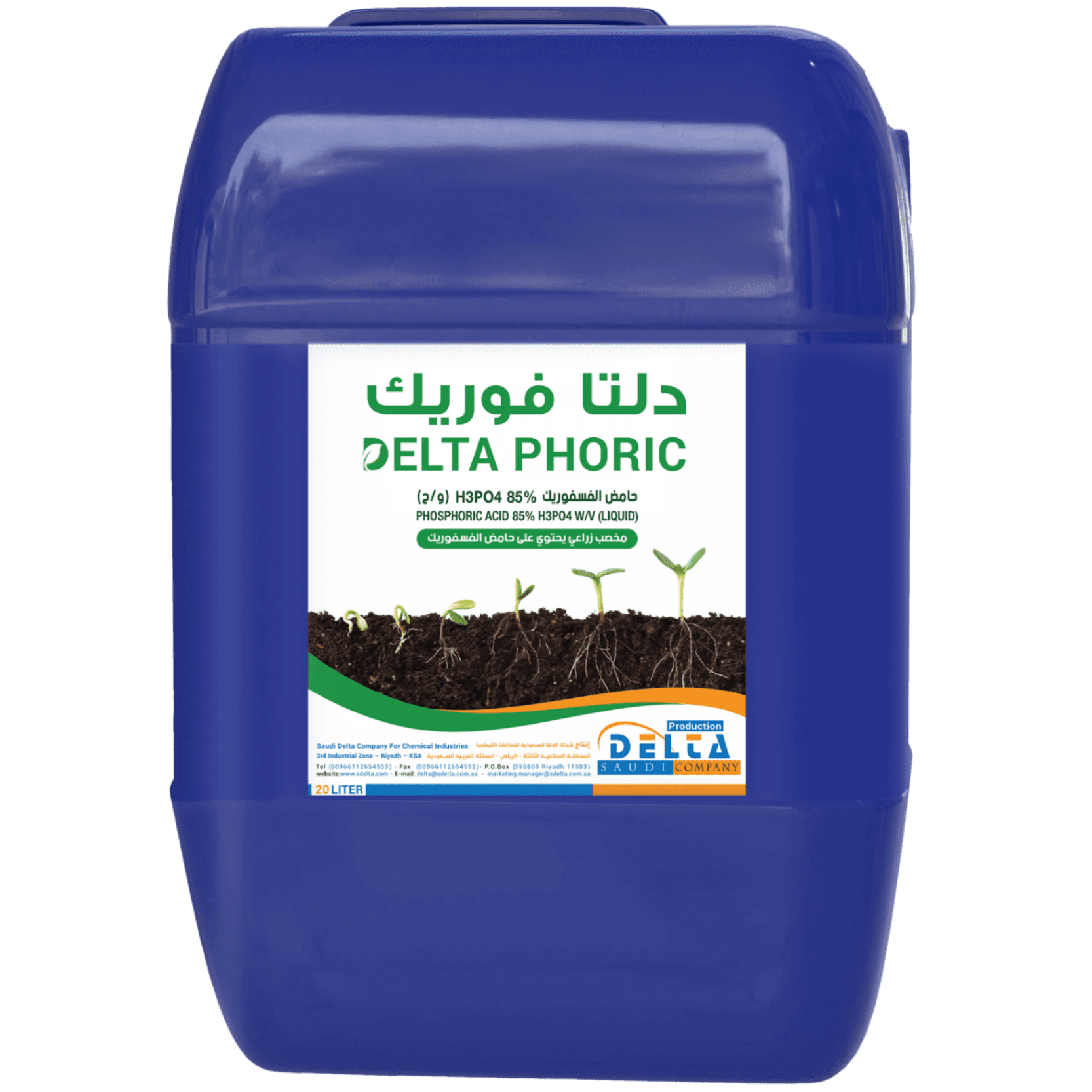 دلتا فوريك حمض فوسفوريك 85% (20لتر)
